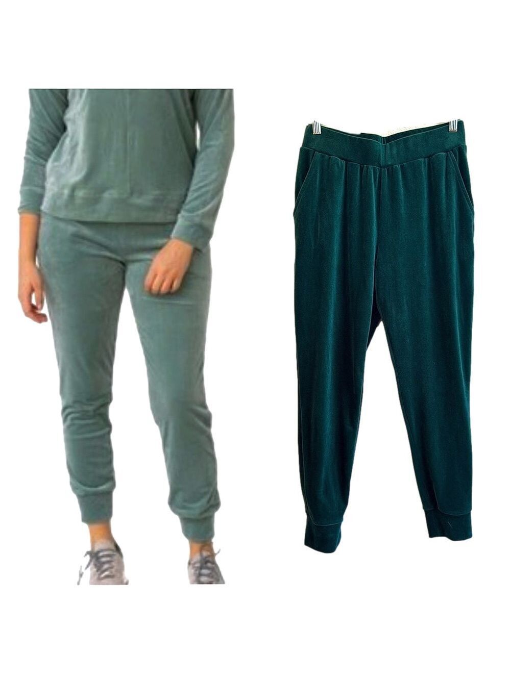 CABLE & GUAGE Velour Track Joggers